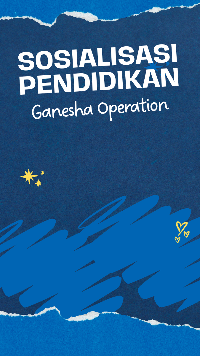 Sosialisasi Pendidikan dari Ganesha Operation